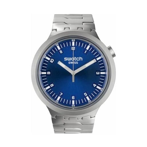 Swatch orologio big bold irony indigo hour acciaio sb07s102g