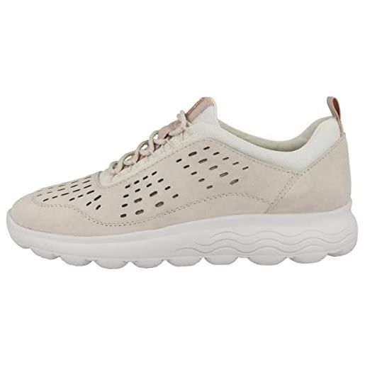 Geox spherica, scarpe da ginnastica, bianco sporco, 39 eu