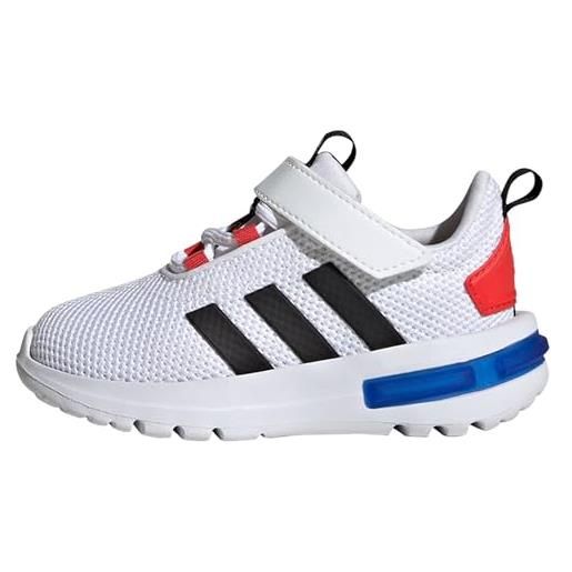 adidas racer tr23 shoes kids, zapatillas unisex - bimbi 0-24, shadow navy pulse lime core black, 23 eu