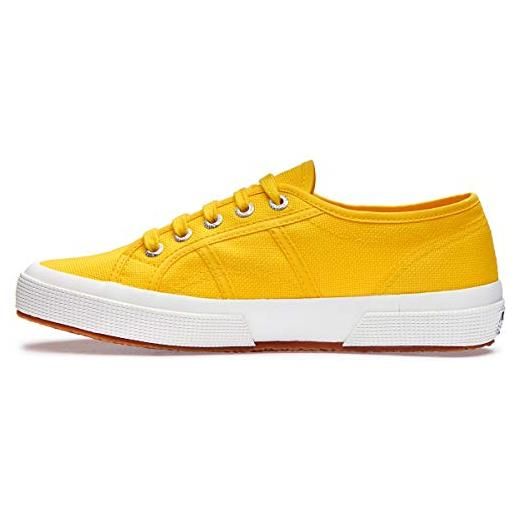 Superga 2750 cotu classic, scarpe da ginnastica unisex - adulto, giallo yellow sunflower, 46 eu