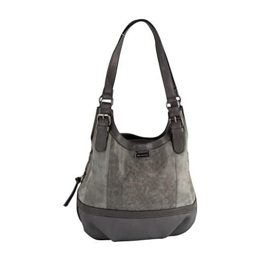TOM TAILOR juna, borsa shopper donna, grigio (grey), 31x14x33