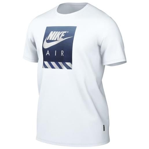 Nike sportswear t-shirt, bianco, m uomo
