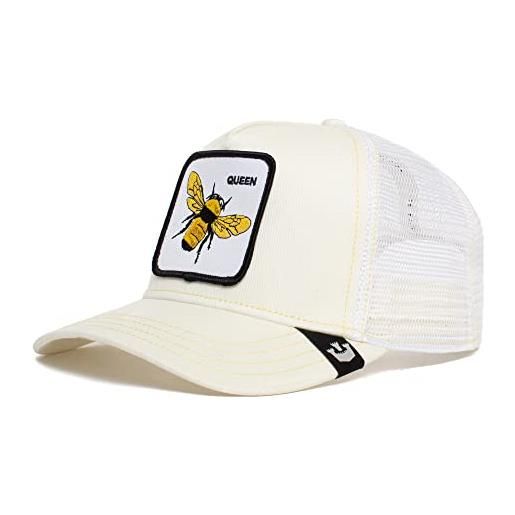 Goorin Bros. the queen bee biene white a-frame adjustable trucker cap - one-size