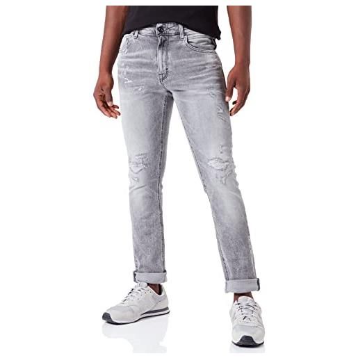 Replay topolino jeans, 095 grigio chiaro, 36w x 34l uomo