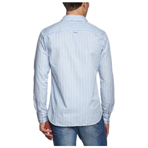 Tommy Jeans camicia lunga da uomo regolare per il tempo libero, bianco (114 gardenia), xl