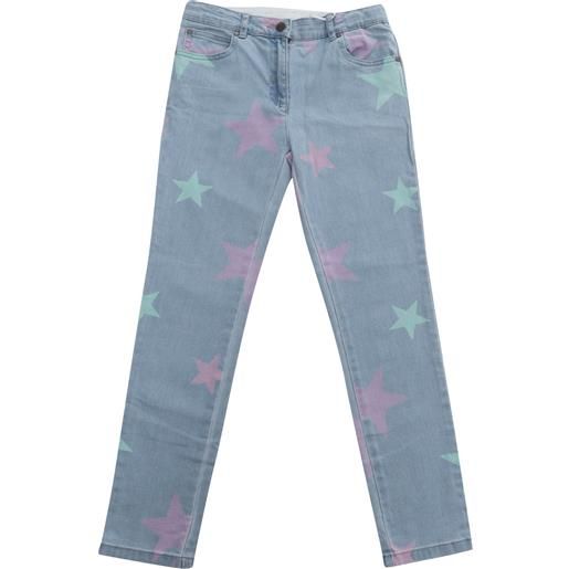 Stella Mc Cartney jeans blu con stelle