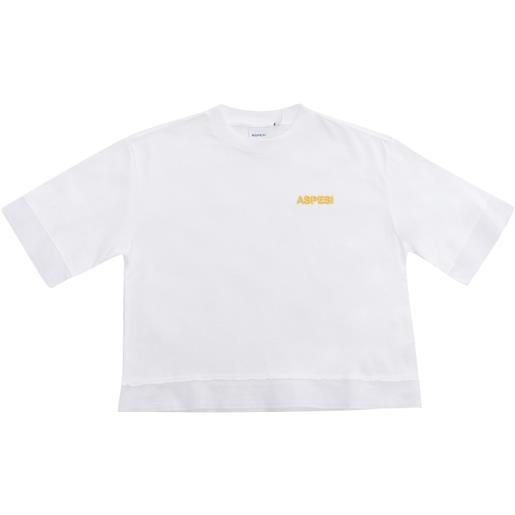 ASPESI t-shirt bianca con logo