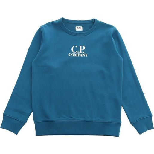 CP COMPANY KIDS felpa blu con logo