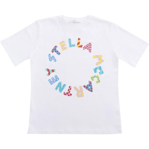 Stella Mc Cartney t-shirt bianca con logo