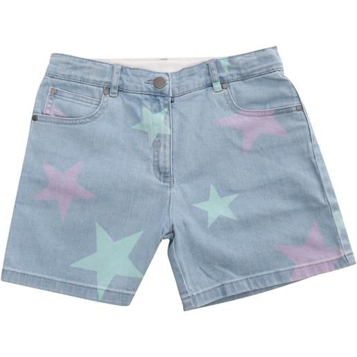 Stella Mc Cartney shorts in denim con stelle