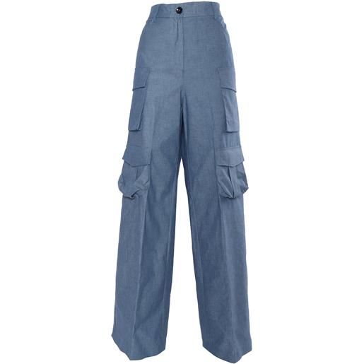 Ballantyne jeans cargo azzurri
