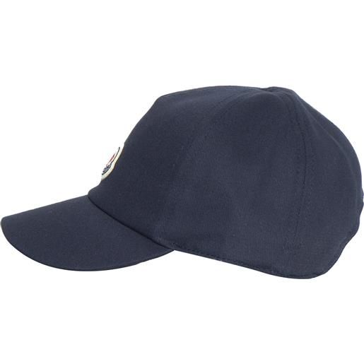 Moncler Baby berretto blu con logo