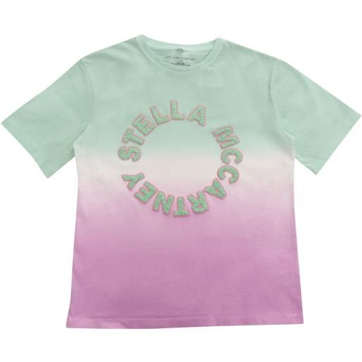 Stella Mc Cartney t-shirt multicolor con logo
