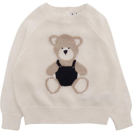 IL GUFO maglia tricot con orsetto