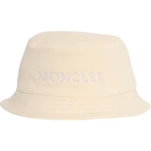 Moncler Enfant bucket hat con logo