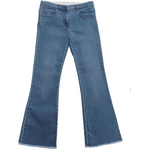 Stella Mc Cartney jeans blu a zampa
