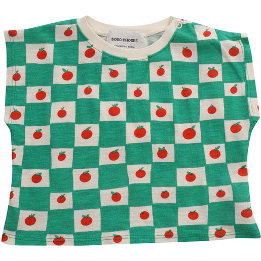 Bobo Choses t-shirt verde con stampe