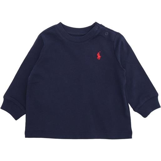 POLO RALPH LAUREN felpa blu con logo