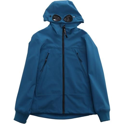 CP COMPANY KIDS giacca blu con cappuccio