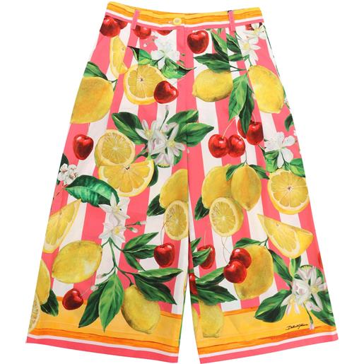 Dolce & Gabbana Junior pantalone con stampa limoni