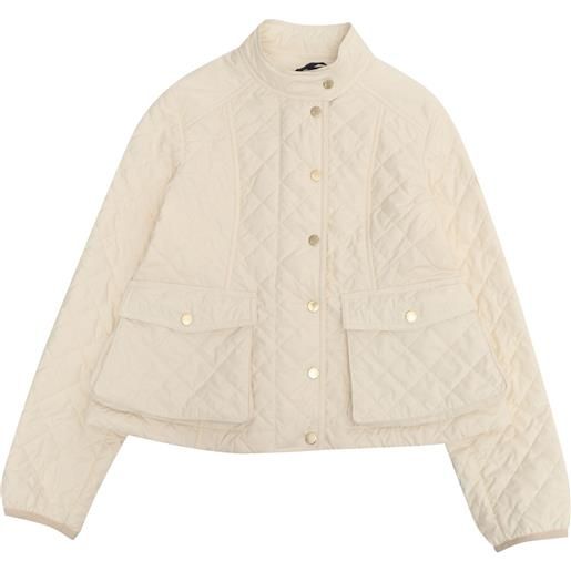 Moncler Enfant giacca color crema kamaria