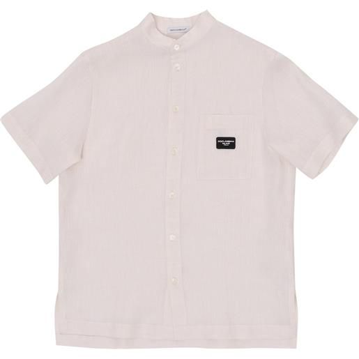 Dolce & Gabbana Junior t-shirt bianca d&g