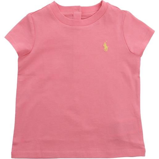 POLO RALPH LAUREN t-shirt rosa con logo