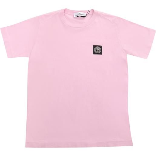 Stone Island t-shirt rosa con logo