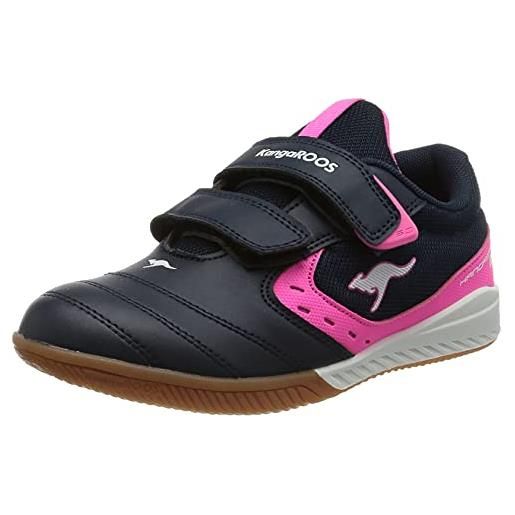 KangaROOS k5-court v, scarpe da ginnastica, dk navy neon pink, 29 eu