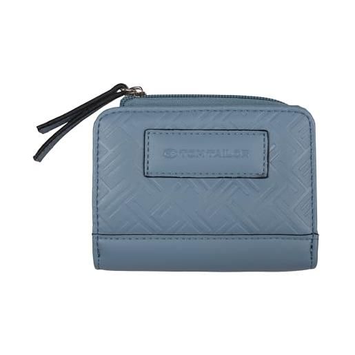 TOM TAILOR mirenda, portafoglio con cerniera donna, blu (light blue), 12x2,5x10