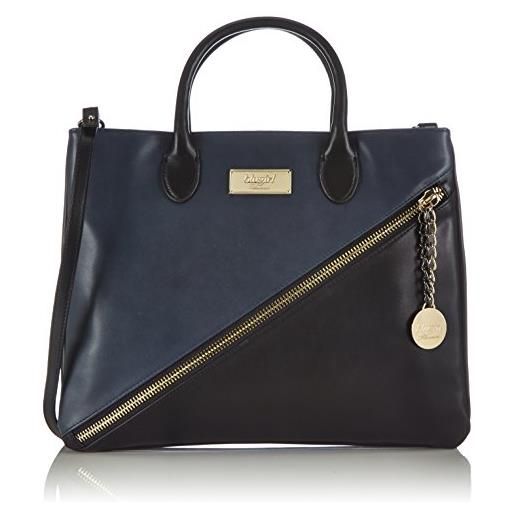blugirl handbags blu handbags 423005/cm4230, borsa a mano donna, nero (schwarz (black/blue)), 39x32x5 cm (l x a x p)