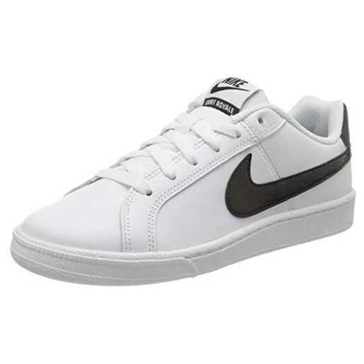 Nike court royale, scarpe da ginnastica donna, bianco (white/black 111), 36.5 eu