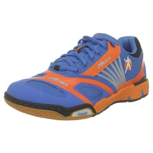 Kempa cyclone, scarpe da pallamano unisex-adulto, blu (blau (kempablau/fluo orange/sch kempablau/fluo orange/sch), 41