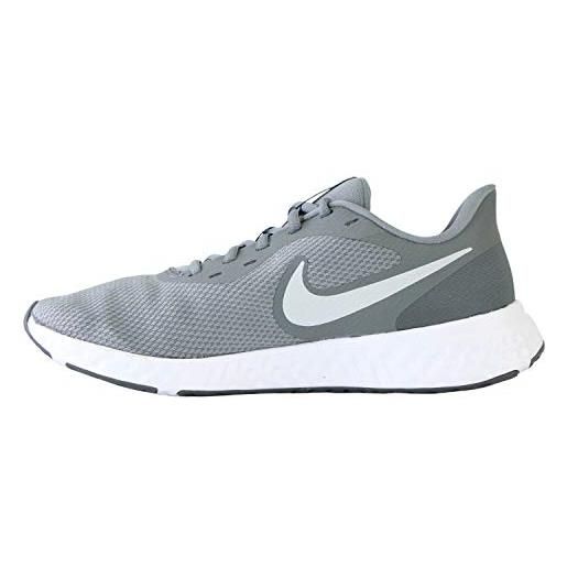 Nike revolution 5 - scarpe da ginnastica uomo, blu (midnight navy/white-dk obsidian), 42 eu, pair