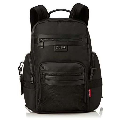 Guess dan multifunctional backpack, uomo, nero, m