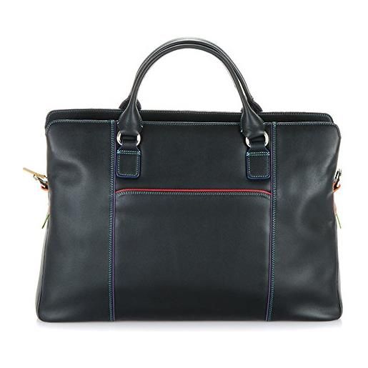 mywalit business briefcase, borsa con manico lungo unisex-adulto, nero, taglia unica
