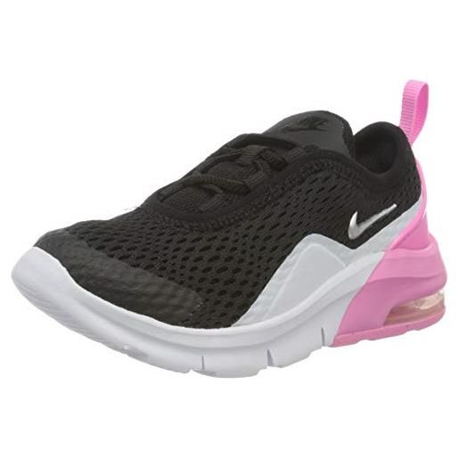 Nike air max motion 2 (tde), scarpe da campo e da pista bambino, multicolore black metallic silver psychic pink white 001, 23.5 eu