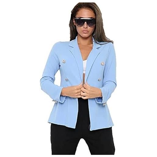 MIXLOT blazer doppiopetto da donna nuovo | giacche blazer maniche lunghe da donna| blazer con bottoni dorati| blazer da lavoro