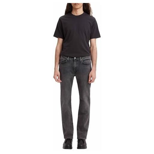 Levi's 514 straight, jeans uomo, grigio (dark gray worn in), 32w / 32l