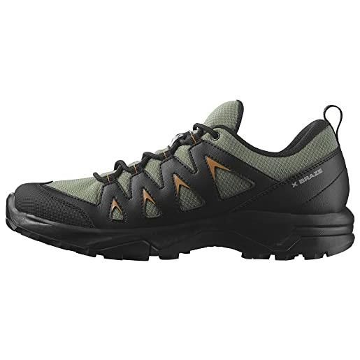 Salomon x braze gore-tex scarpe impermeabili da escursionismo da uomo, caratteristiche a prova di trekking, design atletico, versatilità