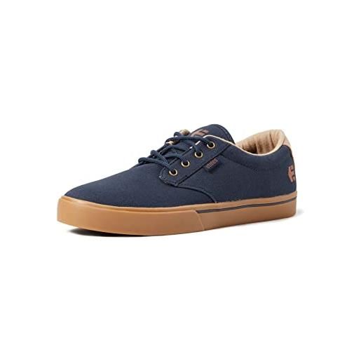 Etnies mns jameson 2 eco, scarpe da skateboard da uomo, blu (461-navy/gomma/oro 461), 42 eu