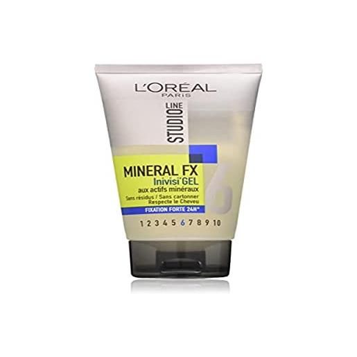 L'Oreal l oreal paris gel coiffant - studio line invisi'gel mineral fx fixation - 150ml