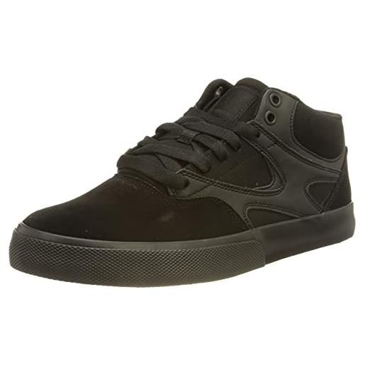 DC Shoes kalis vulc scarpe mid-top in pelle, ginnastica uomo, nero, 36 eu