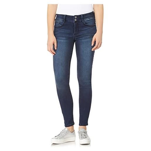 WallFlower jeans ultra skinny a vita media insta soft juniors (standard e plus), shannon, 50 più donna