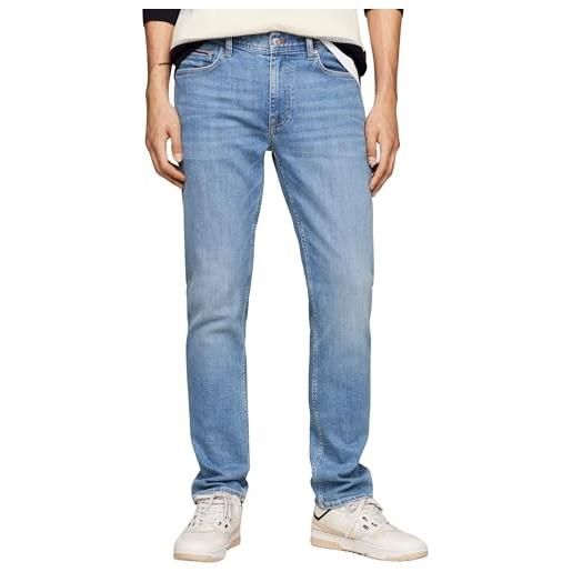 Tommy Hilfiger straight denton str mw0mw33944 pantaloni di jeans, denim (amston blue), 34w / 32l uomo