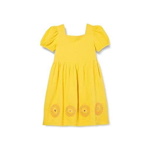 Desigual vest_lara abito casual, giallo, 5-6 anni bambina