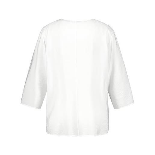 Samoon 960993-29243 camicia da donna, bianco, 50
