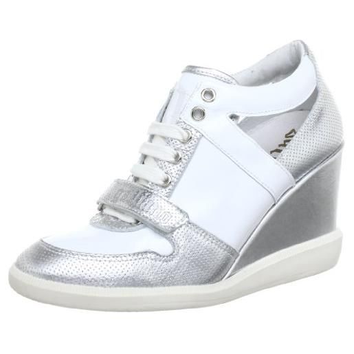 Galliano 960795, sneaker col tacco donna, argento (silber (silber 92)), 36