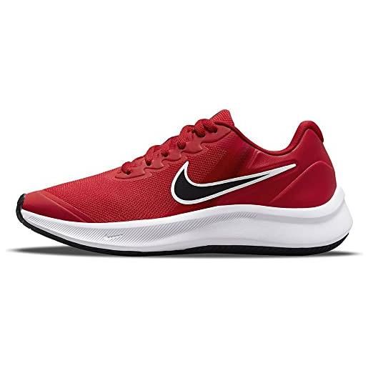 Nike star runner 3, sneaker, university red/black-gym red-white, 35.5 eu