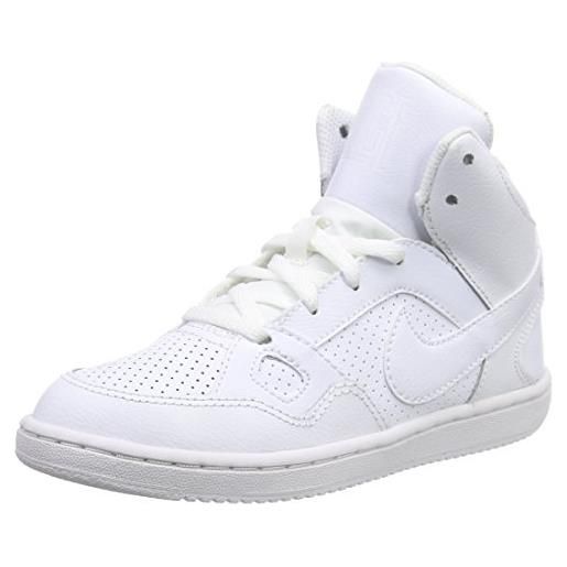Nike son of force mid (ps), scarpe da basket, bianco (white/white/white 109), 29.5 eu